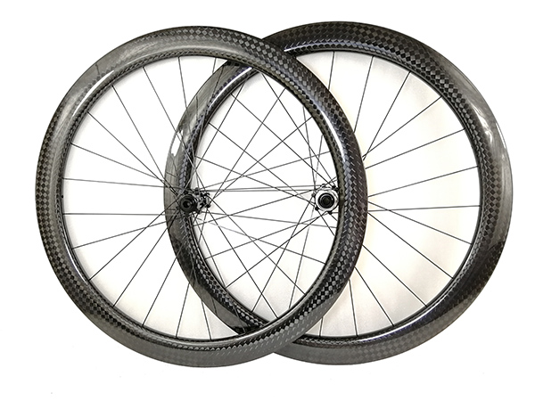 35mm Depth Carbon Cyclocross Bike Clincher Center Lock Disc Front Wheel
